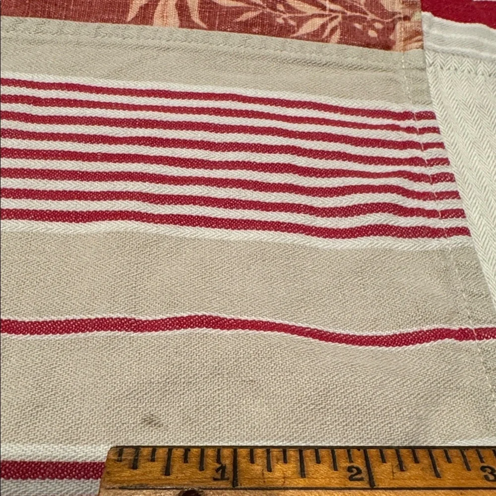 Eddie Bauer HOME DUVET LINEN COTTON VINTAGE Patchwork Comforter Cover KING 2508
